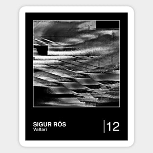 Sigur Ros / Minimalist Style Graphic Artwork Design Magnet